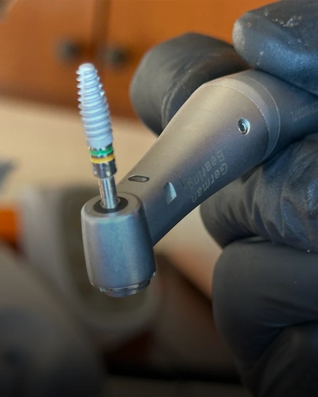 A drill used for dental implant procedures